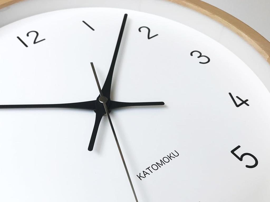 KATOMOKU muku часы 13 натуральные радиочасы непрерывная секундная стрелка km-104NARC 306 мм