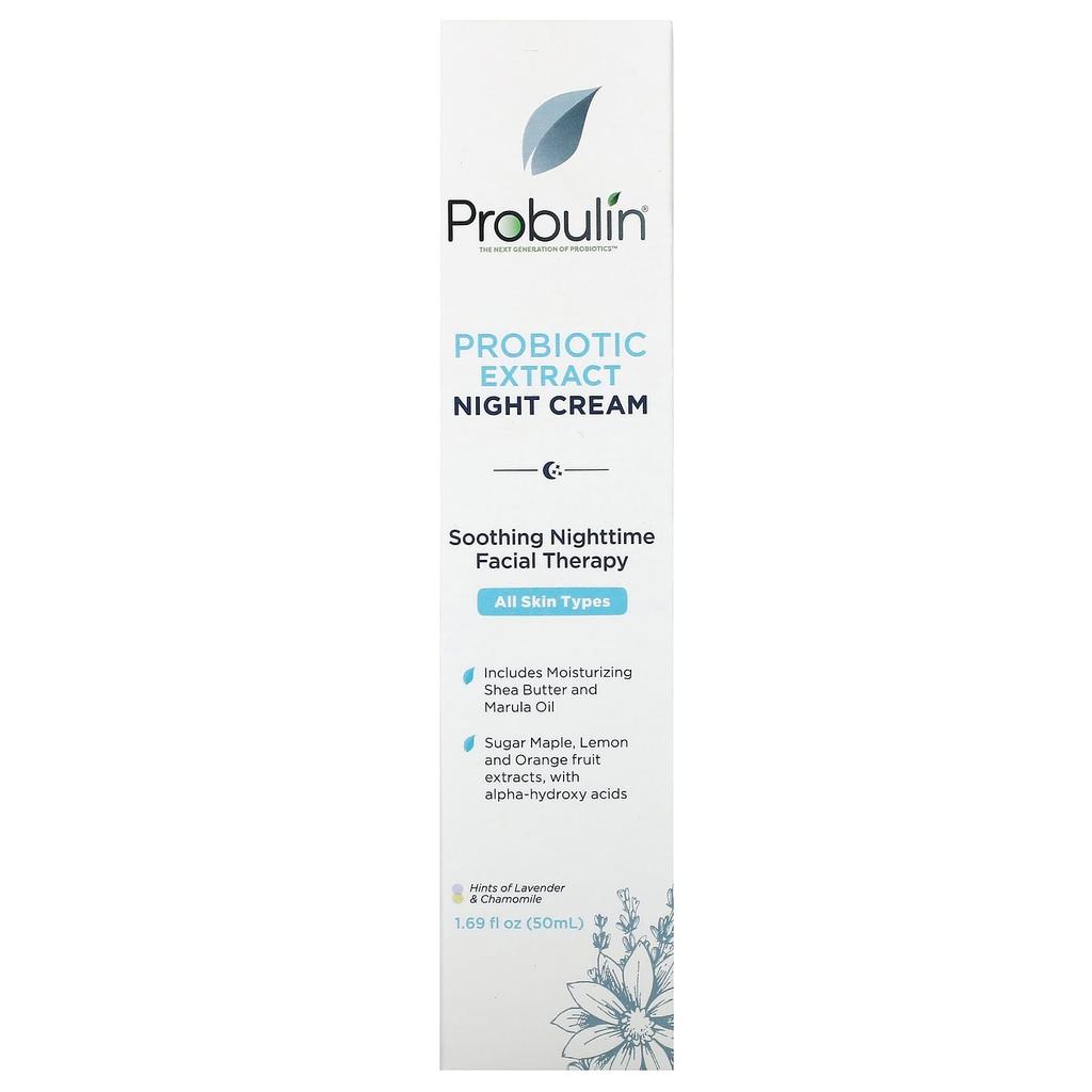 Probulin Probiotic Night Cream, 1.69 Fl Oz (50 Ml)