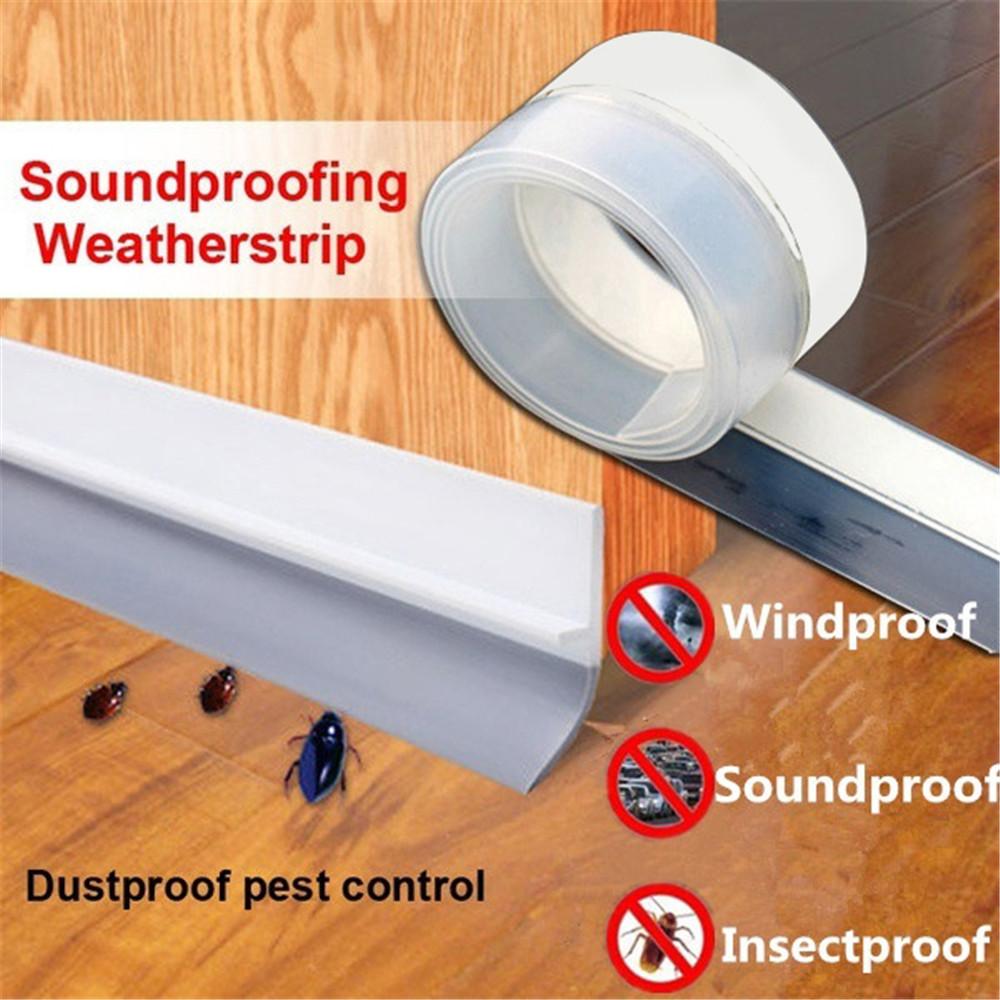 Wind proof Tape Transparent Sealing strip Moldproof Silicone Wall Sticker