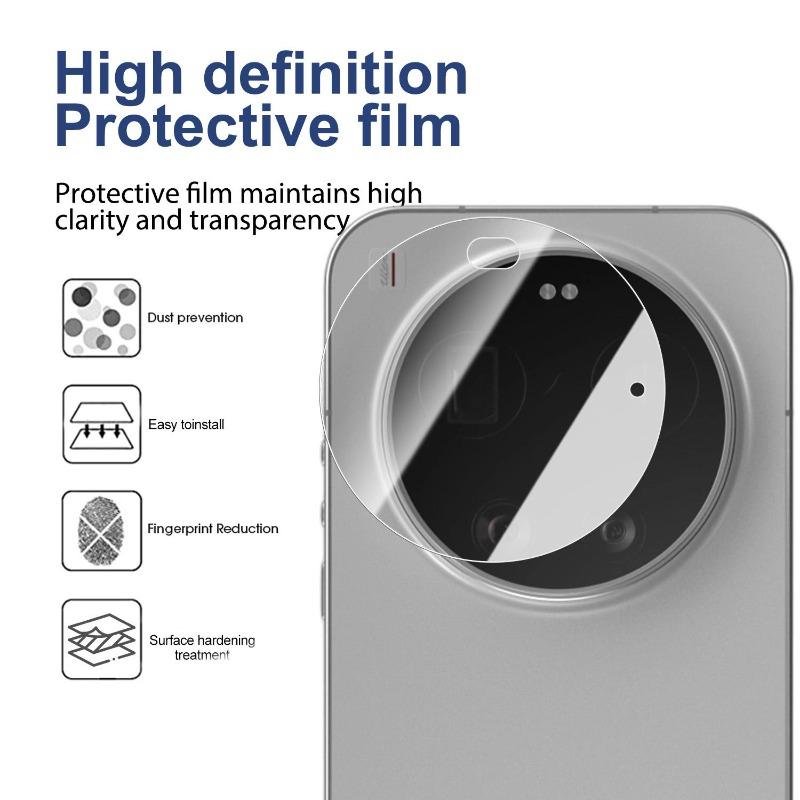 1/3/5PCS HD Tempered Glass Camera Protector for Xiaomi 17 Ultra Back Cover Lens Glass 3D Curved Camera Films for Mi 17Ultra 4
