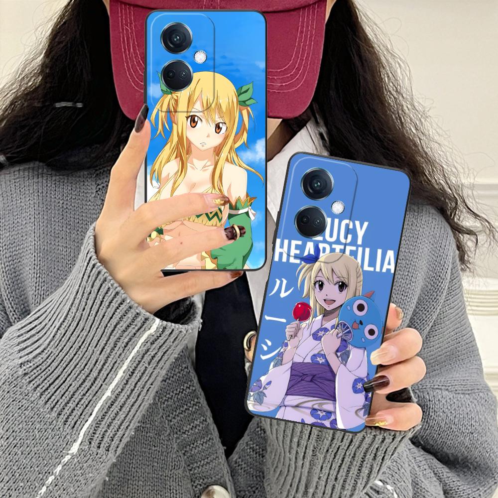 Чехол для мобильного телефона Fairy Tail Люси для OPPO Reno 14 13 12 11 10 9 8 7 6 5 F T Pro 5G Цветной Печатный Чехол Смартфона Роскошный