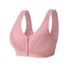 Cotton Bra Front Button Vest Underwear No Steel Ring Shaping Lace Embroidery Simple Casual Soft and Comfortable Gather To Prevent Sagging