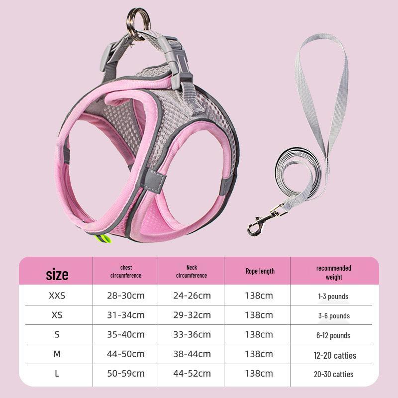 Регулируемый поводок для кошек и собак: Защищенный от побегов, выдвижной поводок для прогулок на открытом воздухе