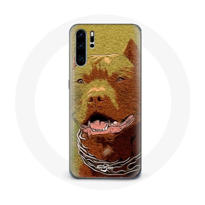 Coque pour Huawei P30 American Pit Bull Terrier