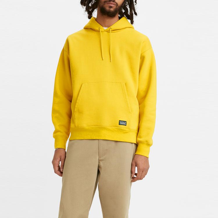 Толстовка с капюшоном Levis Solid Color, мужская, желтая A1008-0001