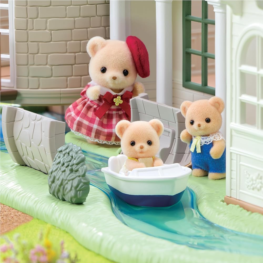 EPOCH Sylvanian Families Sparkling Waterside Red Roof House