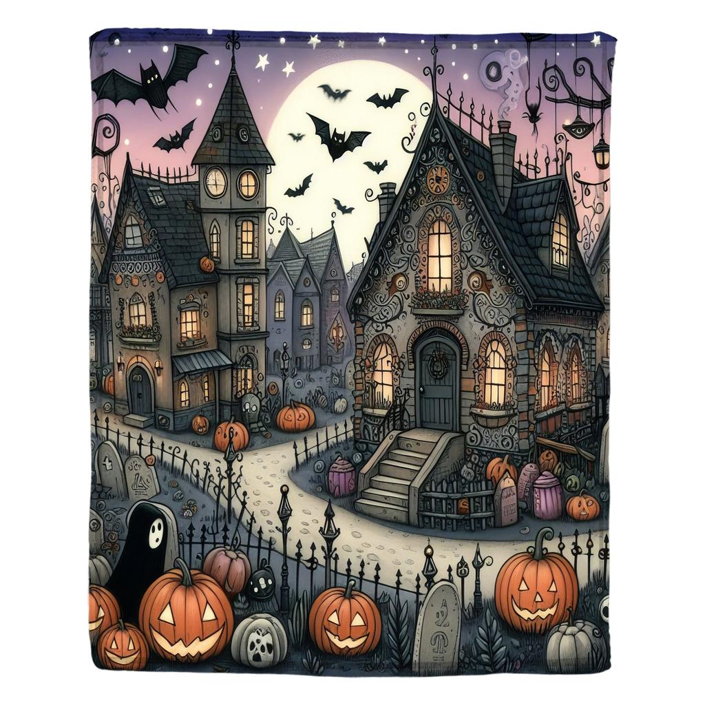 Halloween Print Blanket