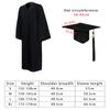 University 2023 Happy Graduation Bling Removable Tassel Mortarboard Hat Graduation Gown Set