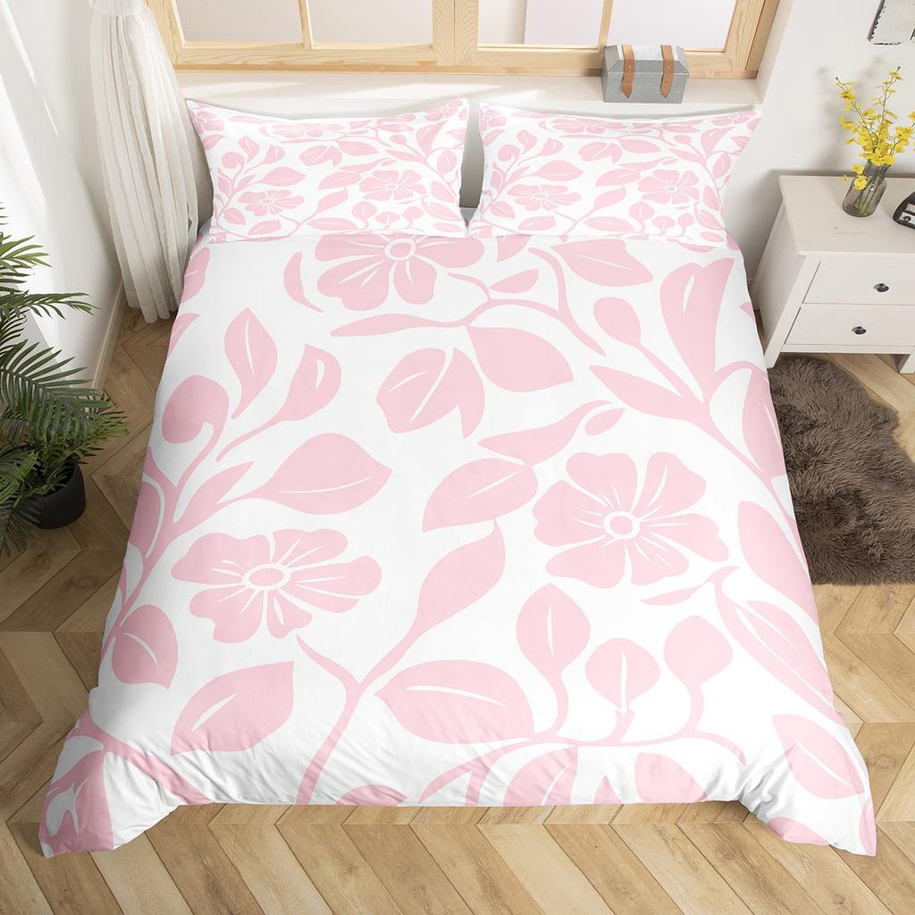 Comforter Homewish Orange Cherry Blossoms Garden Flower Floral Bedding Setcountryside Plant Bed Set