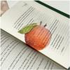 Transparent Reading Mark Premium Feeling Simulation Bookmark new Apple Bookmark  Student Gift