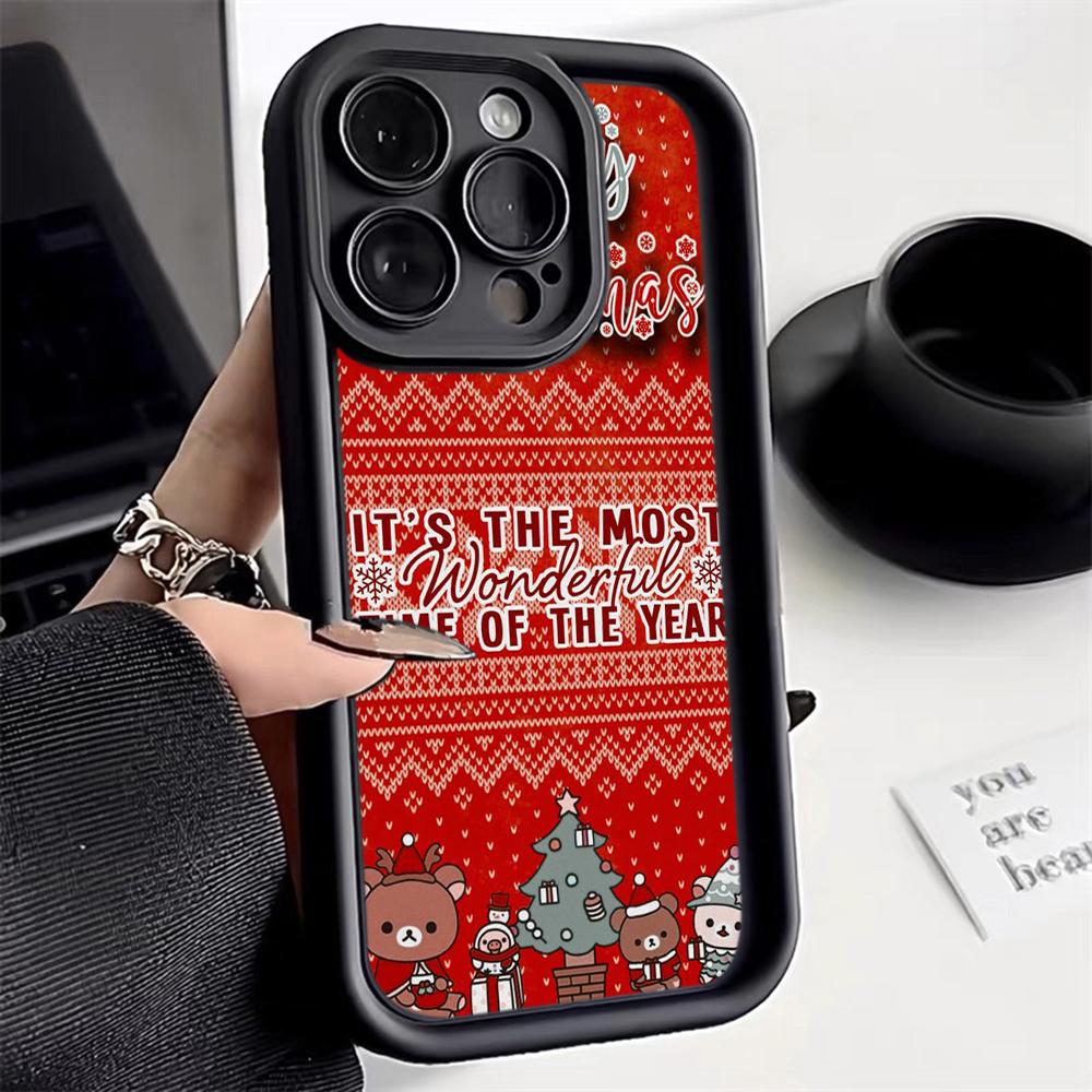 Ae117 Merry Christmas Happy New Year Design Phone Cases for Xiaomi 12 11 Lite 5G NE Redmi 13C 14C A3 Note 12 Pro 11s Angel Eye Ladder Protective Cover