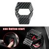 Auto Carbon Fiber Engine Start Stop Push Button Switch Cover Decor Trim Car Tuning Universal Interior Parts Accessories Products