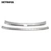 For Toyota Corolla Sedan -2024 2025 Inner+Exterior Rear Trunk Bumper Foot Plate Door Sill Scuff Guard Plate Car Accessories