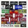 American Vintage Metal Tin Sign Wall Decor 66 Car Number Plaque Metal Poster Bar Club Wall Garage Signs and Plaques Home Decor