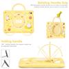 For iPad (2025)/10.9 (2022) Case Cartoon Duck Kickstand PC+Silicone+TPU Tablet Cover