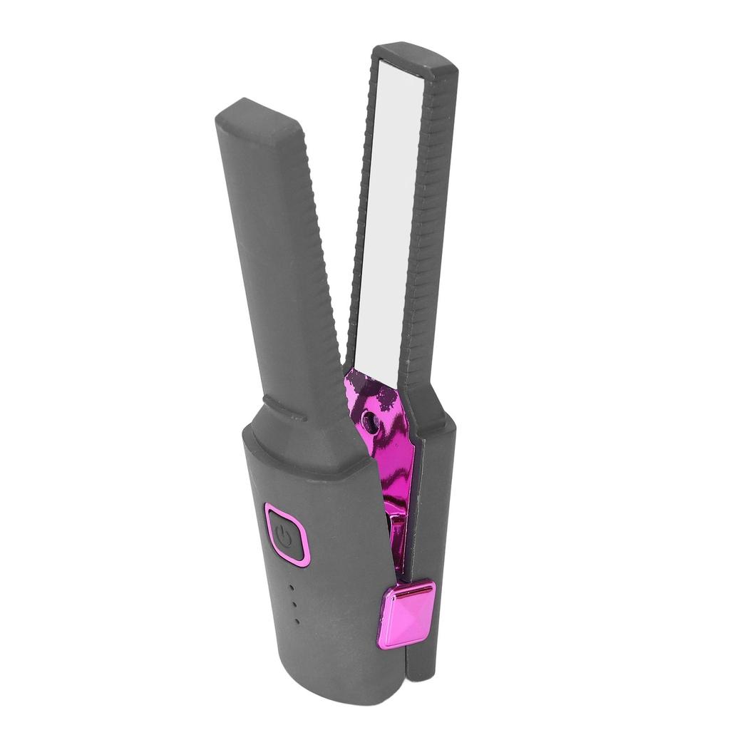 Мини-выпрямитель для волос, портативный USB, многофункциональный небольшой утюжок для волос, устойчивый к ожогам, для использования в дороге