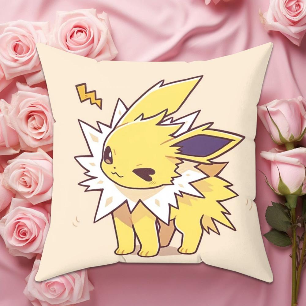 Cartoon Cute Pikachu Pillowcase Sofa Furniture Decoration Double sided Printed Pillowcase Comfortable Cute Decorative Gift