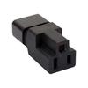 Strong IEC320 C14 to NEMA 5 15R Electrical Adapters Tool Easy Installation for Power Distribution Unit & Computer Racks