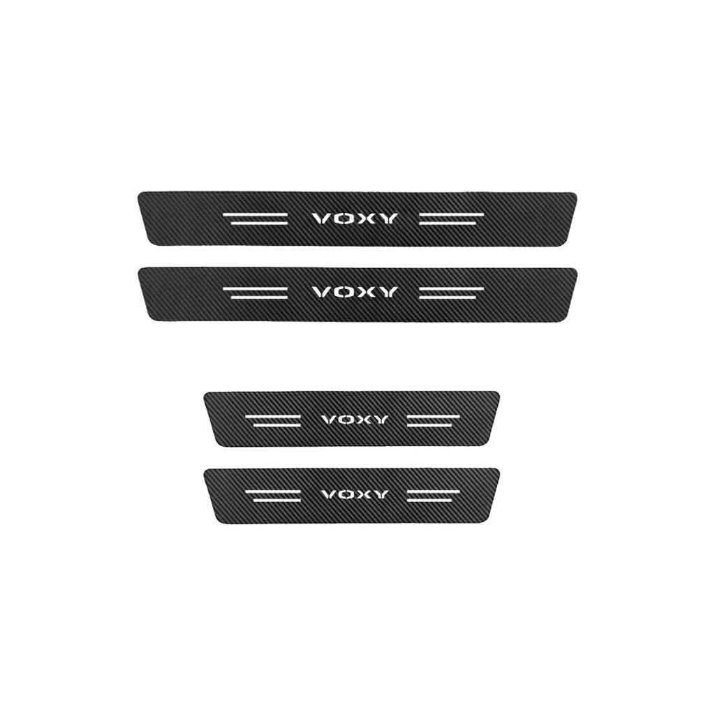 Защита порогов Yamlten Voxy, комплект из 4 штук, накладка на порог, боковой молдинг, премиальная атмосфера,