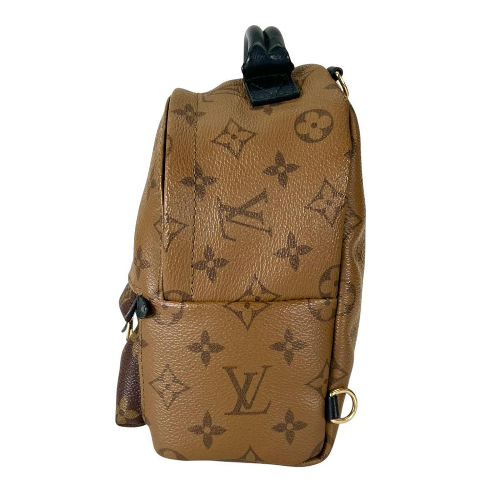 LOUISVUITTON Monogram reverse Palm Springs Backpack Daypack leather Women M44872 Used
