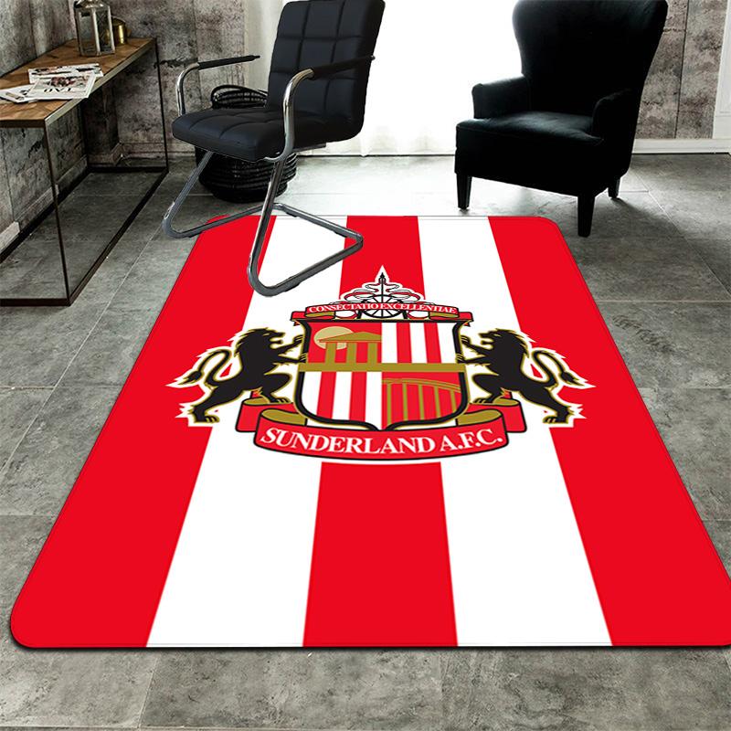 Sunderland Pattern Rug Floor Mat for Living Room or Bedroom Soft and Comfortable Carpet a Gift for Birthday and Holiday.