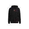 Adidas Originals Trefoil Print Logo Hoodie Men Tops Black H65536