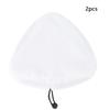 2 шт. Сменная моющаяся треугольная паровая швабра из микрофибры