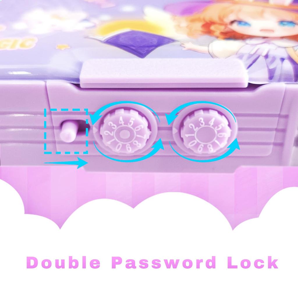 Ручка-карандаш Lilybeauty для девочек начальной школы и точилка для карандашей Password Pencil, симпатичный чехол, чехол, для студентов, для мальчиков, двухстороннее открытие,