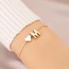Ins Style Simple Fashion Love Bracelet Personality Design 26 английских букв Ювелирные изделия для рук S069
