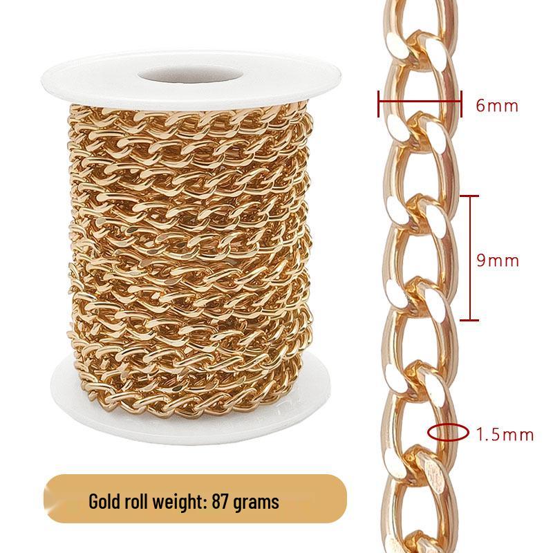 Трансграничное DIY ожерелье ручной работы: Полуфабрикаты из металла и алюминия, цепочки, ювелирная фурнитура