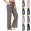 Wide Leg Pants For Women Yoga Pants High Waist Sweatpants With Pockets Stretch Pants Comfy Workout Sports Sweatpants