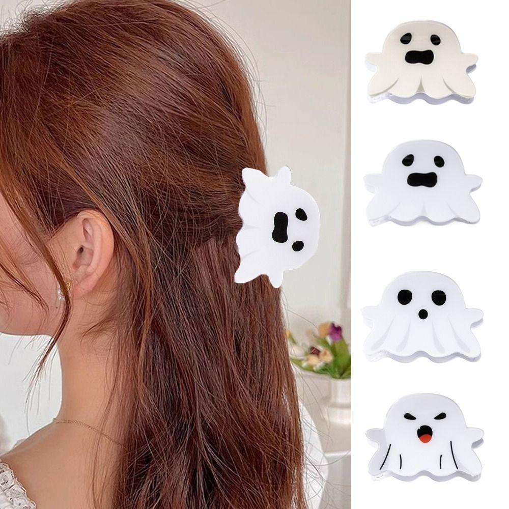 Заколка для волос «Дьявол на Хэллоуин» Заколка для волос «Призрак на Хэллоуин» Модная заколка для волос «Призрак» Коготь для уличной одежды