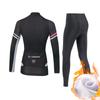 Winter Fleece Riding Bicycle Jerseys Cycling Clothing Set Keep Warm Women Long Sleeve Bicycle Clothes Suit