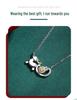 2023 Mori Style Reindeer Pendant Necklace - Holiday Gift for Girlfriend