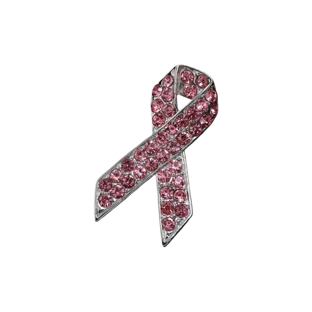 Awareness Black Ribbon Pin Rhinestone Crystal Funerals Memorial Pin Funeral
