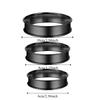 8 Piece Stainless Steel Muffin Rings Non-Stick Baking Circle Mold Easy To Clean Egg Ring  Tart