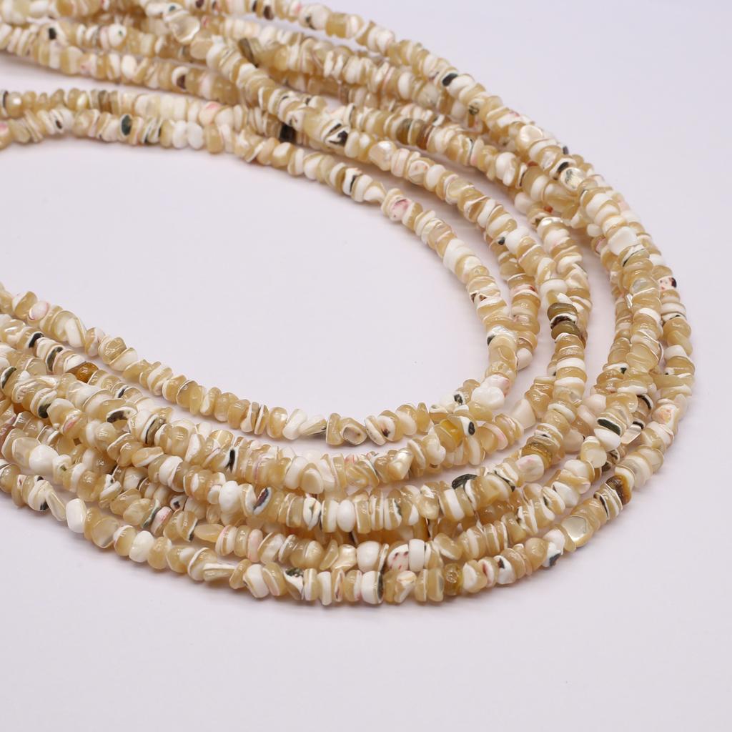 1 нить, бусины из натурального дробленого камня, богемные бусины ручной работы неправильной формы, 5-6 мм, для изготовления ожерелья, браслета, ножного браслета, аксессуаров, поделок 38 см