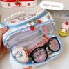 Cute Pencil Case 2 Layer High Capacity Pen Bag Pouch Free DIY Sticker Korean School Stationery Girl Gift Back To School Supplies
