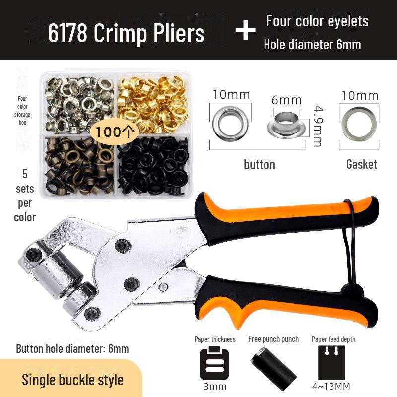 Air Eye with Installation Pliers Set for Display Stands and Poster Buttonhole Press