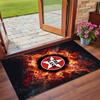 The Clash Print Crystal Velvet Plush Rug Wear?Resistant Anti?Slip Floor Mat For Indoor Household Decoration