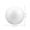 Large White Foam Ball Smooth Surface for DIY Crafts Painting Gluing Pinning Wedding Party Christmas Decorations Craft Foam Balls