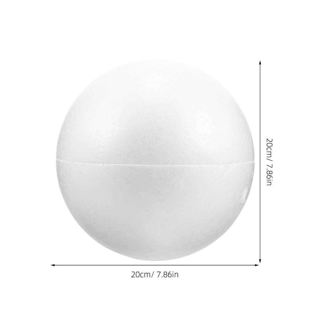 Large White Foam Ball Smooth Surface for DIY Crafts Painting Gluing Pinning Wedding Party Christmas Decorations Craft Foam Balls