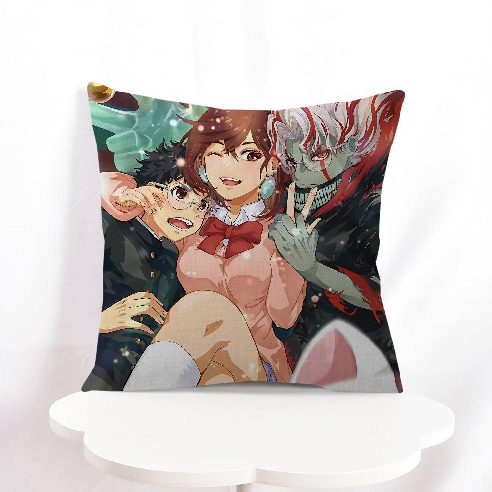 Кен Такакура Офисная подушка-наволочка Подушка для автомобиля Чехол на подушку 45X45СМ Поясничная наволочка Наволочка для диванной подушки