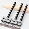 4/5/6/8mm Pitch 2 4 6 Prong DIY Round Punch Hole Leather Craft Punching Tool