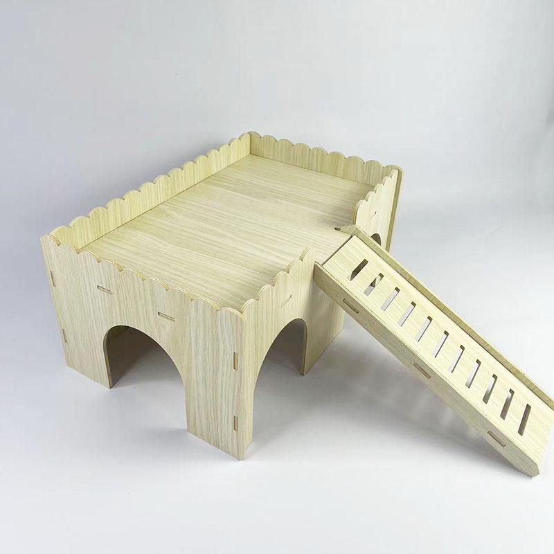 Solid Wood Sleeping Nest for Small Pets: Squirrel, Hamster, Guinea Pig, Chinchilla, Rabbit, and Hedgehog
