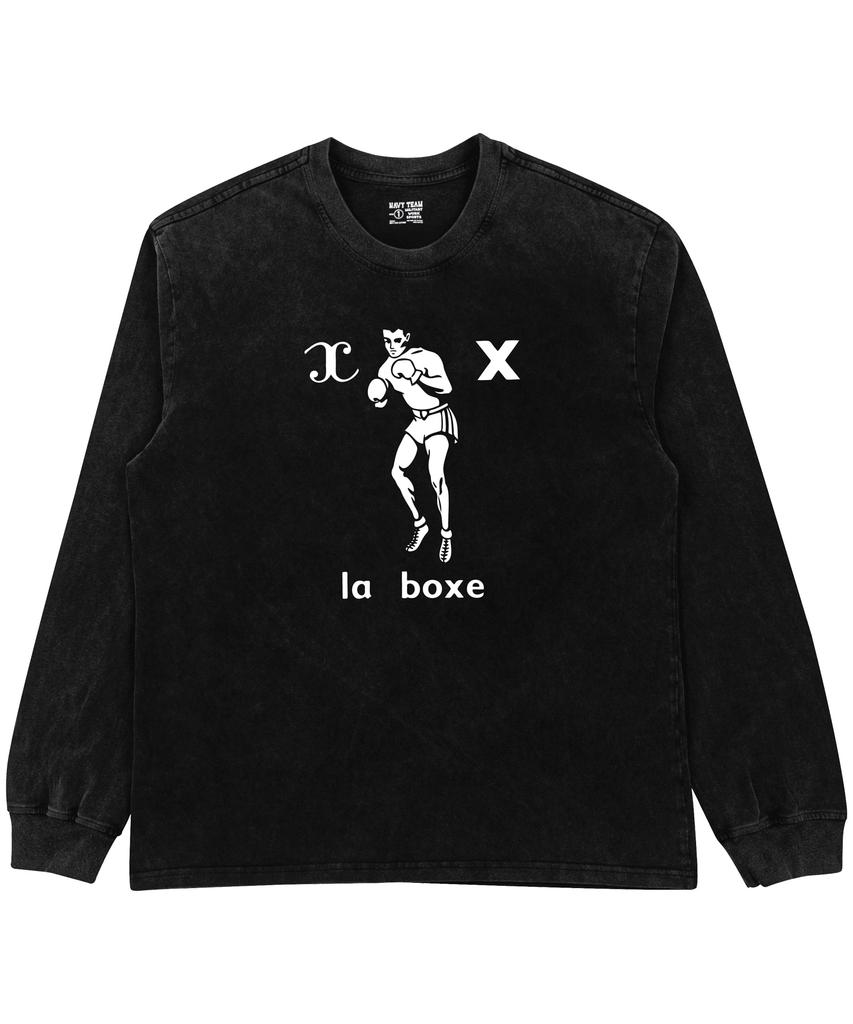 NAVYTEAM La Boxe Pigment-Dyed Long T-Shirt