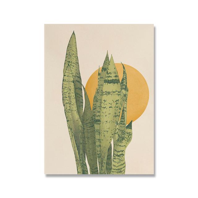 Tropical Summer Woman Art Boho Chic Watercolor Jungle Print Canvas Painting Living Room Bath Wall Home Decor Poster Pictures