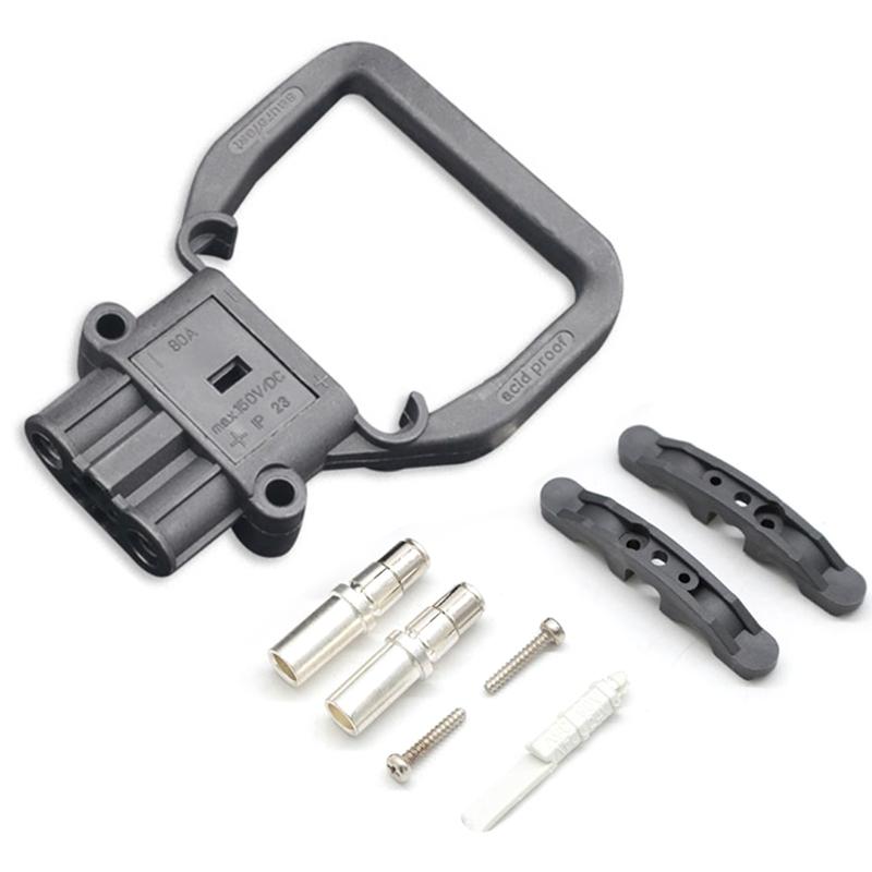 150V Forklift Power Connector Charging Industrial Plug Replacement 80A150V Battery Connectors for Electric Pallet Trucks
