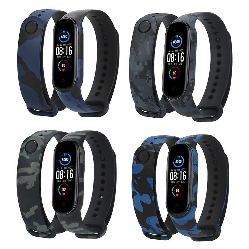 Спортивный ремешок для Xiaomi Mi Band M3 M4 M5 M6, браслет для смарт-часов M3 M4 Plus, подходит для Xiaomi Mi Band 3, 4, 5, 6, сменный ремешок Miband