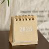 2025 Mini Simple Small Desk Calendar Pocket Portable Calendar Punch Plan Desktop Decoration